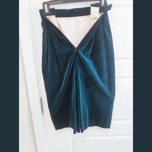 VIVIENNE WESTWOOD Velvet Pencil Skirt - size XS